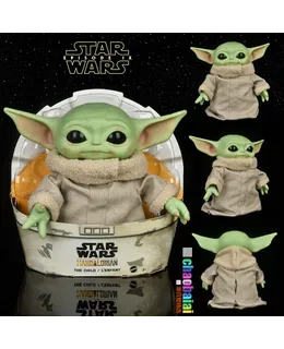 Peluche de Star Wars Movie Star Wars Peluche de tela Baby Yoda 11" Peluche Mandaloriano Doll Doll Good Guy