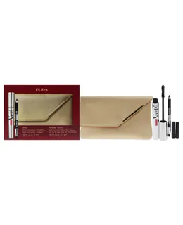 Conjunto Vamp! y Multiplica por Pupa Milano para Mujeres - 3 Piezas 0.32oz Vamp! Mascara - 100 Negro, 0.03oz Multiplay Eye Pencil - 09 Negro, Cartera