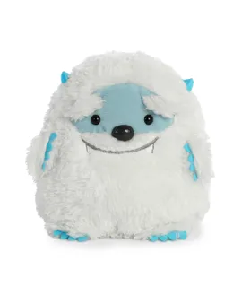 Aurora® Animal de Peluche Yeti Blanco de Fiestas Navideñas 15cm