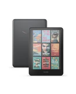 Amazon Kindle Colorsoft Edición Signature 32GB (modelo más reciente) – Con pantalla a color, luz frontal autoajustable, carga inalámbrica y larga duración de la batería – Negro Metálico