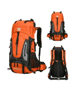 Mochila de camping de 60L para hombres, bolsa de viaje de montañismo, bolsa de almacenamiento para senderismo al aire libre, mochila deportiva de montañismo (Nueva)