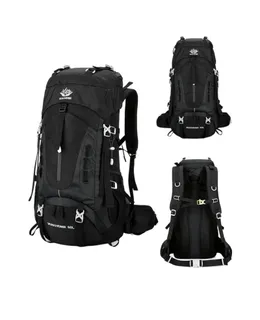 Mochila de camping de 60L para hombres, bolsa de viaje de montaña, bolsa de almacenamiento de senderismo grande, bolsa deportiva de montaña al aire libre (Nueva)
