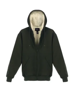 Chaqueta de Felpa con Forro de Sherpa para Hombres Gioberti