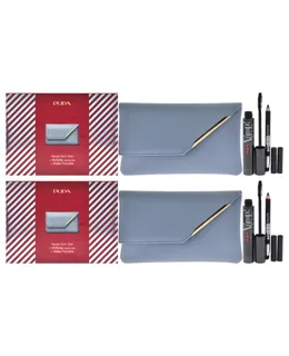 Conjunto Todo en Uno y Multijuegos Vamp! - Paquete de 2 de Pupa Milano para Mujeres - 3 Piezas 0.30oz Mascara Todo en Uno - 101 Negro, 0.03oz Lápiz de Ojos Multijuegos - 09 Negro, Cartera