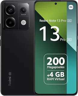 Xiaomi Redmi Note 13 Pro 5G Smartphone 8+256GB, Negro Medianoche