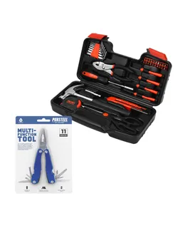 Herramienta Multifuncional Pursonic 11-en-1 y Kit de Herramientas Casero Soluciones Prácticas 39 Piezas ¡El Útil Set para Reparaciones y Proyectos DIY!