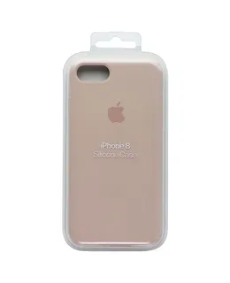 Funda de silicona oficial de Apple para Apple iPhone 8 - Arena Rosa (MQGQ2ZM/A)