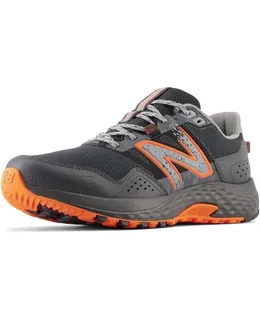Zapatillas de Trail Running New Balance para Hombre 410 V8 9.5 M/ 11 W COLOR : NEGRO/ GRIS/NARANJA