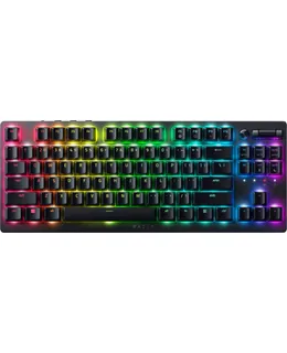 Razer - DeathStalker V2 Pro TKL Teclado de Juego Inalámbrico Óptico de Interruptores Lineales con Diseño de Bajo Perfil - Negro-RZ03-04370200-R3U1