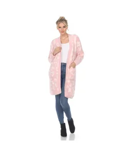 Abrigo de Sherpa de Mujer con Estampado de Leopardo