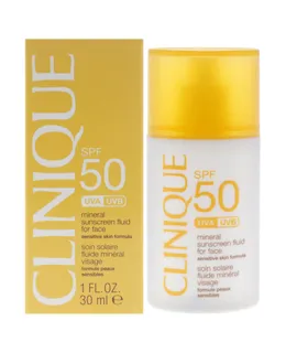 Crema Solar Mineral para Rostro SPF50 para Mujeres por Clinique - 1 oz