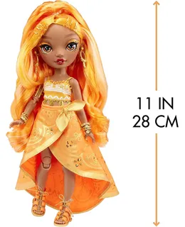 Muñeca Rainbow High Meena Fleur Saffron Oro