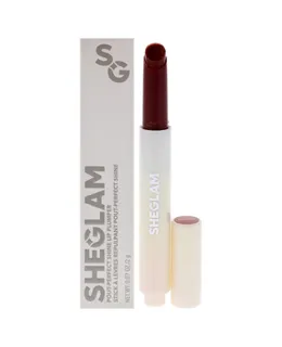 Pout-Perfect Shine Lip Plumper - Sepia Kiss por Sheglam para Mujeres - 0.07 oz Lipstick