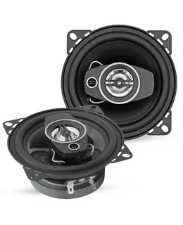 Altavoces de Puerta Coaxial para Coche 5Core de 4 Pulgadas - 250W 4 Ohm - Subwoofer de Componente de 2 Vias con Super Tweeter