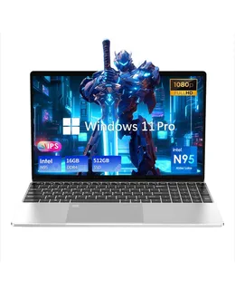 Computadora portátil GXMO, 15.6", 16 GB RAM, 512 GB SSD, Plata