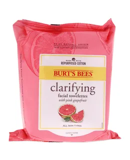 Toallitas Limpiadoras Faciales - Pomelo Rosado por Burts Bees para Unisex - Toallitas de 30 Cuentas
