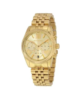 Reloj Michael Kors para Mujer | Colección Clásico | Modelo Mk5556 | Caja Redonda | Ø 38mm Acero Inoxidable | Cierre Desplegable | Movimiento Cuarzo | Dial Champaña | Cristal Mineral | Correa Acero Inoxidable Dorado | 100m / 10 ATM | Línea Clásico