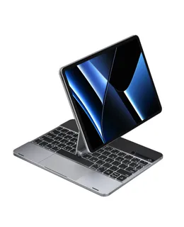 Funda para iPad Pro 11 pulgadas con Teclado, Funda con Teclado para iPad Air 5ª/4ª Generación 10.9 para iPad Pro 11 4ª/3ª/2ª/1ª Generación con Soporte Magnético Metálico Flotante de Cantiléver 360° Giratoria