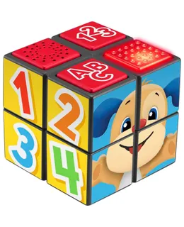 Juguete de aprendizaje Fisher-Price Laugh & Learn Cubo de actividades con luces y música para bebé