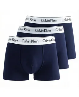 Calzado de Hombre Calvin Klein Microfibra Stretch 3 Paquete Trunk Azul Marino/Azul Marino/Azul Marino