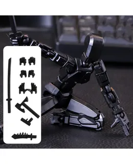 Figura T13 Titans, Figuras de Acción 3D impresas Titan 13, Figura de acción T13 multiarticulada, Juguetes de alivio del estrés para oficina, Regalos, Decoraciones, Coleccionables. (1 juego Negro)
