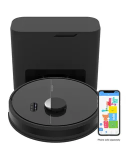 bObsweep - Dustin Aspiradora y Trapeador Robot Autovaciante Conectado por Wi-Fi - Night-PET24-7-213