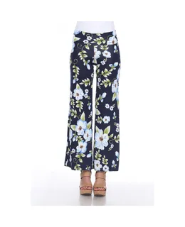 Pantalones Palazzo de Mujer con Estampado Floral