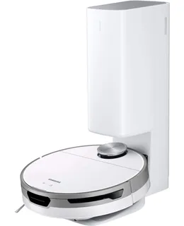 Samsung - Jet Bot+ Robot Aspirador con Estación de Limpieza - Blanco-VR30T85513W/AA
