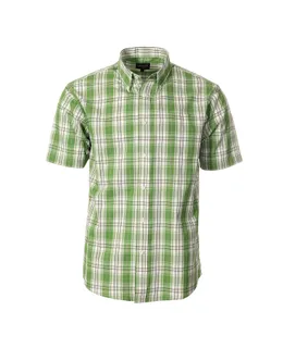 Camisa de Prenda de Hombre a Cuadros de Manga Corta Gioberti