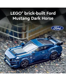 LEGO Speed Champions Ford Mustang Dark Horse Coche Deportivo Juguetes, Juguetes Construibles Ford Mustang para Niños, Modelo de Coche Azul Juguetes, Idea de Regalo para Niños y Niñas de 9 Años en Adelante, 76920