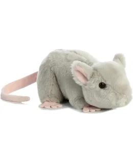 Aurora 31731 Ratón de Peluche Juguete de Peluche, 8”, Gris