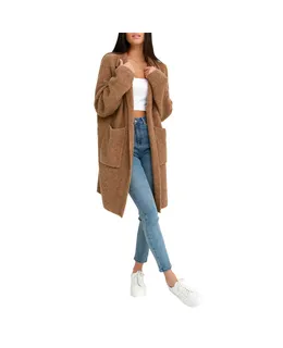 Cardigan Sostenible Belle & Bloom para Mujeres Days Go By en Camel
