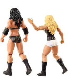 Figuras de Lucha Libre WWE Chyna vs Trish Stratus Showdown de Plato Lateral Campeonato