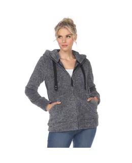 Chaqueta con Capucha Sherpa para Mujer
