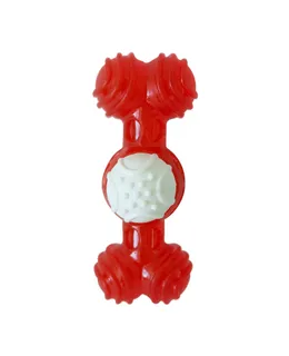Juguete de Mordida para Perros TPR Nylon Quacker Bone