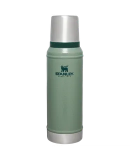 Termo Stanley Clásico Botella Legendaria 1.0 QT / 0.94 L - Verde Tono Martillo