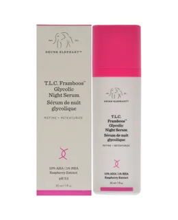 Suero Nocturno Gliclico T.L.C. Framboos de Drunk Elephant para Unisex - 1 oz Suero