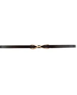 Cinturón de cuero London Mood de Belle & Bloom para mujer en negro