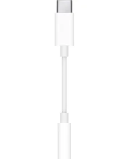 Apple - Adaptador USB-C a Jack de Auriculares de 3.5mm - Blanco