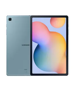 Samsung Galaxy Tab S6 Lite 10.4" 4GB+128GB Tableta Android, Pantalla LCD, S Pen Incluido, Diseño Metálico Delgado, Altavoces Dual AKG, Cámara Trasera de 8MP, Batería de Larga Duración, Versión EE.UU., Azul Angora-(Reacondicionado)