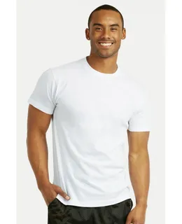 T-Shirt Blanco 100% Algodón Spak para Hombres - Paquete de 3
