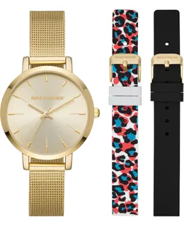 SKECHERS Set de Regalo para Mujer SR9057 reloj y pulseras