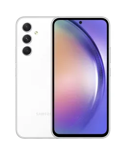 Móvil SAMSUNG Galaxy A54 5G Serie A, Smartphone Android Desbloqueado, 8+128GB con Pantalla Fluida de 6.4”, Cámara de Alta Resolución, Batería de Larga Duración, Diseño Refinado, 2023, Blanco (Reacondicionado)