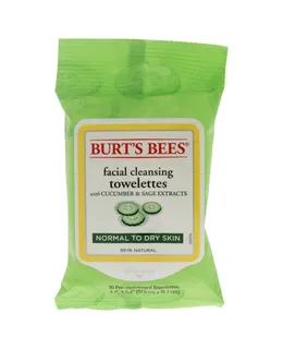 Toallitas Limpiadoras Faciales - Pepino y Salvia de Burts Bees para Unisex - 10 Toallitas