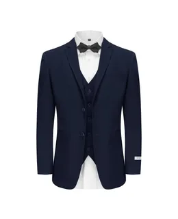 Traje de Tres Piezas de Corte Skinny Gino Vitale para Hombre