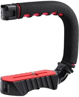 Sostenedor de Video Portátil ULANZI U-Grip Pro con Soporte Frío Triple, Mango de Estabilización Compatible para iPhone 13 12 Pro Max Xs 8 7 plus GoPro 10 9 8 Cámaras DSLR de Canon Nikon Sony