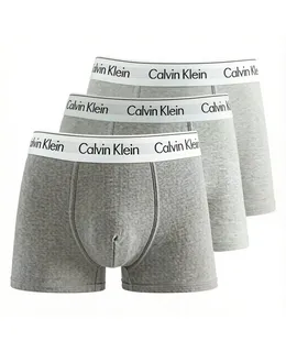 Calzado de Hombre Calvin Klein Microfibra Stretch 3 Paquete Trunk Gris/Gris/Gris