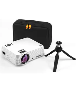 Proyector Kodak Flik X4 1080p para el Hogar, Proyector LED Portátil y Cine en Casa hasta 150"