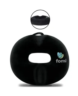 Almohadón de Espuma de Memoria Donut FOMI Extra Grueso | 18" x 16" x 3.5" | Almohada Grande para Coccyx para Coche, Camión, Silla de Oficina, Silla de Ruedas | Alivio del Dolor de Espalda, Úlceras por Presión, Coccyx, Hemorroides, Ciática