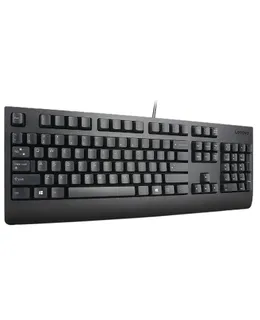 Teclado USB Lenovo Negro EE. UU. Inglés 103P